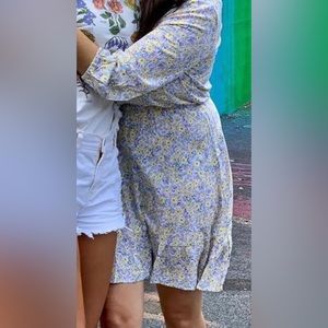 LOFT Beach - Size M - knee-length dress with floral pattern